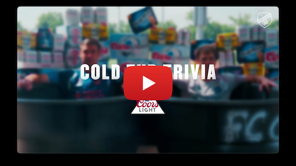 Dive in with Evan Louro and Tom Barlow for Coors Light Cold Tub Trivia 