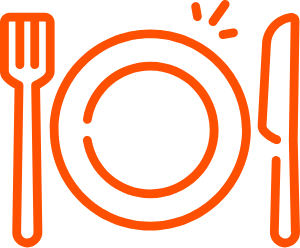 Cocktails and dinner by-the-bite